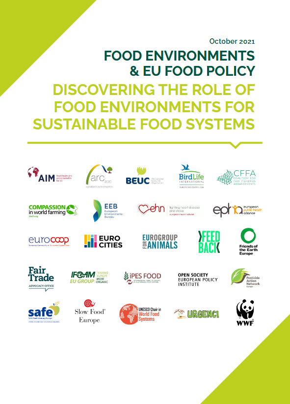 couverture DISCOVERING THE ROLE OF FOOD ENVIRONMENTS & EU FOOD POLICY
