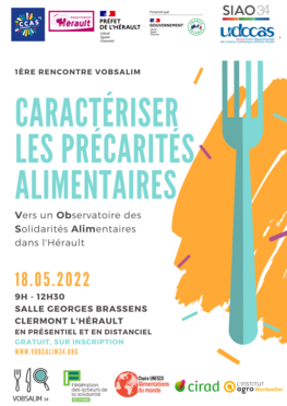 couverture Synthèse du 1er Atelier Caractériser les précarités Alimentaires