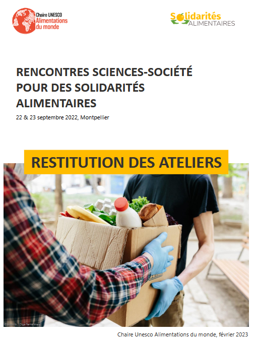 couverture Restitution des ateliers