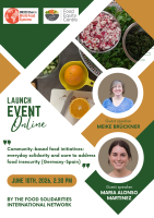 Community-based food initiatives&nbsp;: the first online event of the network