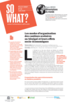 Les modes d’organisation des cantines scolaires au Sénégal et leurs effets socio-économiques