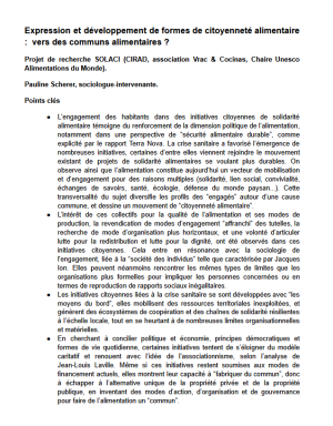 illustrtation article : Expression et développement de formes de citoyenneté alimentaire&nbsp;: vers des communs alimentaires&nbsp;?