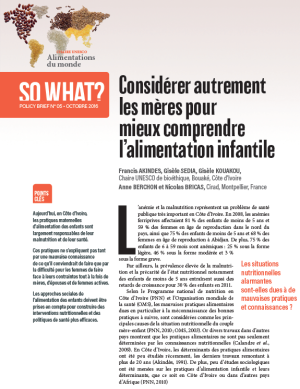 illustrtation So what : N°&nbsp;5/ Considérer autrement les mères pour mieux comprendre l’alimentation infantile