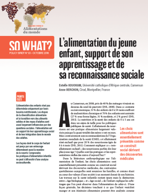 illustration So what : L’alimentation du jeune enfant, support de son apprentissage et de sa reconnaissance sociale