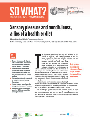 illustration So what : Sensory pleasure and mindfulness, allies of a healthier diet