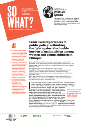 illustration From lived experiences to public policy: rethinking the fight against the double burden of malnutrition among women and young children in Ethiopia