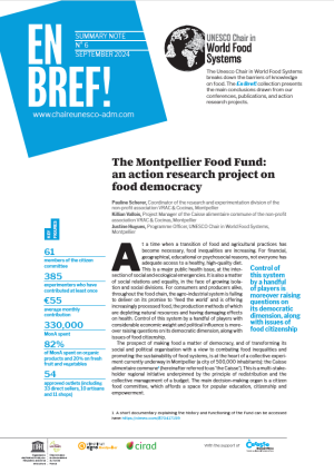 illustrtation article : The Montpellier Food Fund: an action research project on food democracy