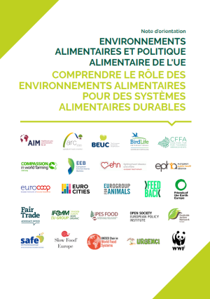 illustrtation article : Environnements alimentaires et politique alimentaire de l’UE